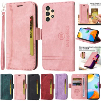 For Samsung Galaxy S23 Plus + Case Book Stand Multiple Card Bag Etui on sFor Samsung Galaxy S23 Ultra Magnetic Absorpt Cover