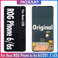 6.78" Original For Asus ROG Phone 6 LCD AI2201_C Display Touch Screen Digitizer Assembly For Asus ROG Phone 6S LCD Repair