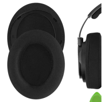 Geekria Comfort Mesh Fabric Replacement Ear Pads for Philips SHP9500, SHP9500S Headphones Ear Cushions, Headset Earpads