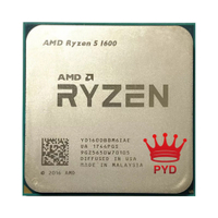 AMD Ryzen 5 1600 Processor 3.2GHz Six-Core Twelve Thread 65W R5 1600 CPU Socket AM4 5 1600