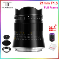 TTArtisan 21mm F1.5 Full Frame Wide Angle Lens for Sony E-Mount Nikon Z-mount Camera A7III A7RIV A7SIII A9 A6600 Z5 Z6 Z7 Z6 II