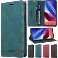 Wallet Card Flip Leather Case For Xiaomi Poco X6 C65 M6 Pro X5 F5 M5s X4 GT F4 C40 X3 NFC F3 M3 Mi 9T 11 Lite 11T 12T 13T Cover