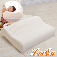 【LooCa】護頸人體工學乳膠枕頭(1入)