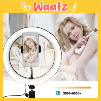 (SEL1) 26CM (10 inches) 3D LED selfie ring light with 210cm tripod and mobile phone stand for live s