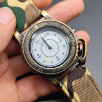 Homage Watch Navy Military Style Super Luminous Vintage Replica Men's Quartz Wristwatches