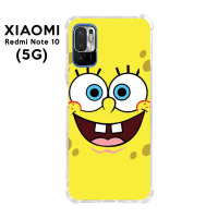 Casing Custom Xiaomi Redmi Note 10 5G Softcase Motif Spongebob