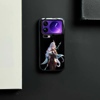 Ốp Cứng, Cho Xiaomi 17, 17 Pro, 17 Pro Max, Ốp Kính Cường Lực, Có Thiết Kế Shenhe Genshin Impact