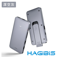 HAGiBiS Type-C轉/M.2 NVMe固態硬碟/HDMI/SD/TF擴充器