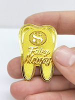 【乳牙幣】牙仙子金幣Tooth Fairy鍍金硬幣 異型紀念章禮物獎品