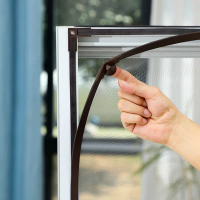 Jaring Nyamuk Magnetik, Set Penuh, Boleh Dipotong, Skrin Anti Serangga DIY, Jaring Anti Nyamuk, Jari
