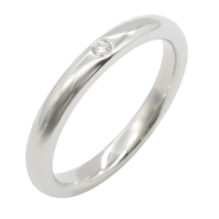 【二手名牌BRAND OFF】Tiffany & Co 蒂芬妮 Pt950鉑金 Stacking band 戒指