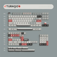 ECHOME Turn 90° Theme Keycap Full Set PBT Custom Vintage Keyboard Cap Smile Profile Key Cap for Mechanical Keyboard Accessories
