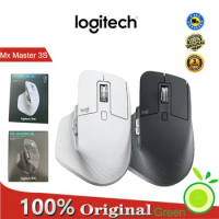 Logitech MX Master 3s Performance Mouse, with ultra-grape displacement Ergo 8k DPI, glass track, USB-C, Bluetooth
