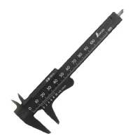 SHINWA Portable Plastic Vernier Caliper Gauge Micrometer 70mm/100mm