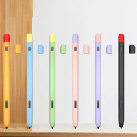 For Galaxy Tab S-pen Pro Stylus Silicone Case Anti-scratch Pen Protective Cover Lightweigh Skin Touch Pen Cover Contrast Color