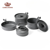 มีบริการเก็บปลายทาง CAMEL CROWN เครื่องครัวอลูมิเนียมอัลลอยด์ แบบพกพา สําหรับตั้งแคมป์กลางแจ้ง