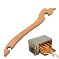 Oven Rack Puller Wooden Toaster Rack Puller Heat Resistant Anti-Scald Bakeware Kitchen Gadgets For Baking With Long Handle