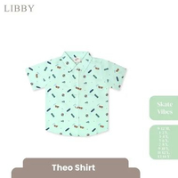 Libby Theo Shirt Part 2 - Atasan Baju Anak Laki-Laki 1-2Y Skate Vibes