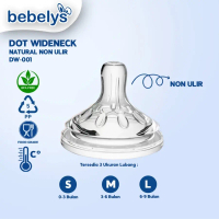 Bebelys Wideneck Nipple Non Ulir BPA Free DW-001/DW-002/DW-003