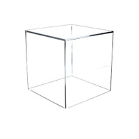 方形五面透明壓克力展示箱(2種尺寸) #0409R #0410R
