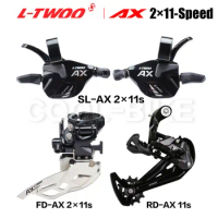 LTWOO AX 2×11S Groupset 11 speed shift lever Front Derailleur Front Derailleur Compatible with 46T 50T