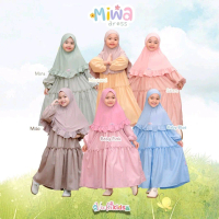 Viola Kids - [TANPA JILBAB] Miwa Dress / Dress Anak Katun / Gamis Anak Polosan