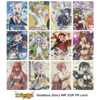 Rare SSR MR card Goddess Story Rem Ram Anime characters Bronzing collection Game cards Children's toys Christmas Birthday gifts