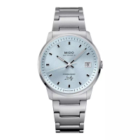 Mido Jam Tangan Wanita Mido Commander M021.207.11.041.00 Lady Blue Dial Stainless Steel Strap