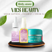 Eliza Beauty Cream Eby + Serum + Facemist Vies Pemutih Wajah Night And Day All In One Eby Original B