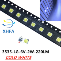 200pcs FOR LCD TV repair LG led TV backlight strip lights with light-emitting diode 3535 SMD LED beads 6V LG 2W