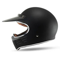 Jitsu Helm Full Face Bandidos Solid SIZE M WHITE SILVER