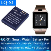 LQ-S1 3.7V Rechargeable Li-ion Polymer Battery For Smart Watch HLX-S1 DJ-09 AB-S1 M9 FYM-M9 JJY-S1 DZ09 QW09 W8 A1 V8 X6