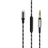 Nylon Audio Cable For Yamaha HPH-Pro500 Pro400 W300 YH-E700A L700A Pioneer SE-MS9BN SE-MS7BT SE-MHR5 SE-MX9 FIT IPHONE