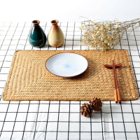竹編餐桌竹墊子手工編織餐墊隔熱墊 碗墊防燙杯墊 簡約茶席草編餐