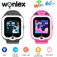 Wonlex KT22 Smart Watch Kids SOS GPS WIFI LBS Positioning Tracker 4G Video Voice Chat GEO Location Children SmartWatches
