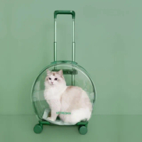 【Vetreska 未卡】寵物泡泡箱 兩色可選 外出籠 攜帶方便 流行 就是潮(透明外觀可觀察寵物情況)