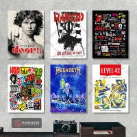 Poster band metal Hiasan dinding kamar cowok Wall decor