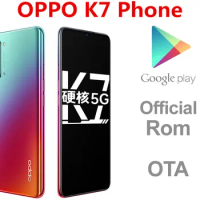 DHL Fast Delivery Oppo K7 5G Smart Phone Snapdragon 765G Screen Fingerprint Face ID 8GB RAM 256GB ROM Android 10.0 6.4" OLED