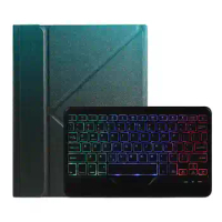 PU Case+Keyboard For Ipad 11 2021 2020 2018 /Ipad Air 4 10.9 Tablet Flip Case Tablet Stand With RGB Backlit Keyboard