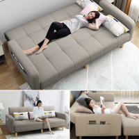 Uratex Folding Sofa Bed Uratex Lazy Sofa Solid Wood Leg Recliner Sofa Tech Fabric Waterproof Sofa Living Room Furniture