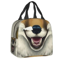 Fox Pattern Lunch Bag for School Office Leakproof Food Insulated Cooler Thermal Lunch Box Women Kids Tote Container