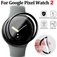 For Google Pixel Watch 2 1 Full Coverage 3D Curved Transparent Screen Protector Film for Google Pixel Watch Soft Film Not Glass
