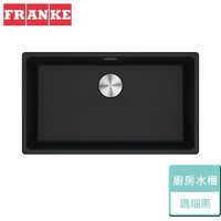 【瑞士FRANKE】花崗岩廚房水槽 瑪瑙黑 MRG 610-72 無安裝服務