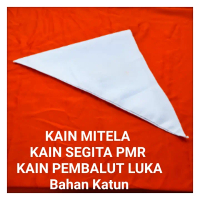 Mitela Kain Segita Pramuka PMR Bahan Lembut Kualitas Baik