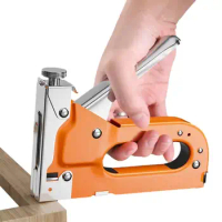 Manual Stapler Nail Guns Staple Heavy Duty Furniture Tool Lightweight Brad Nailer Power Stapler for Wood Crafts Carpentry DIY