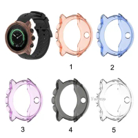 50pcs Clear TPU Frame Protector Watch Case Cover Shell for Suunto9 Baro, Spartan Sport Wrist Hr-Baro
