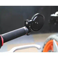 Rearview Side Mirror Handlebar Round Side Mirror Universal 1 Pair 7/8inch End Motorcycle Rearview Side Mirror