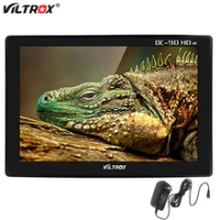 Viltrox DC-90HD 4K 8.9'' IPS HD DSLR LCD Monitor + Power Adapter 1920x1200 HDMI Input &amp;Output for Canon Nikon Sony Camera BMPCC