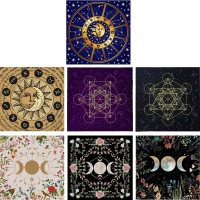 [HOT NYRD KHG 121 ] Altar Tarot Cloth Metatrone's Cub Crystal Grid Tablecloth Divination Cards Table