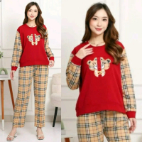 SETCEL SETELAN WANITA KAOS BABYTERRY IMPORT PREMIUM